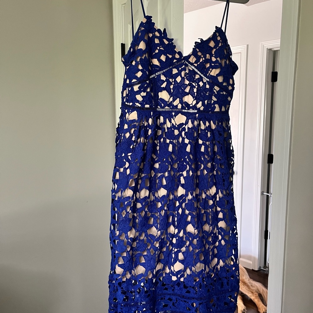 Navy Lace Dress